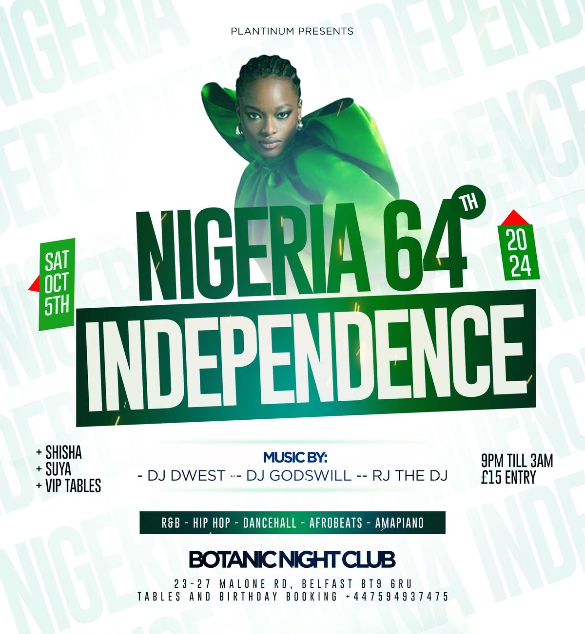 NIGERIA 64TH INDEPENDENCE DAY PARTY 2024