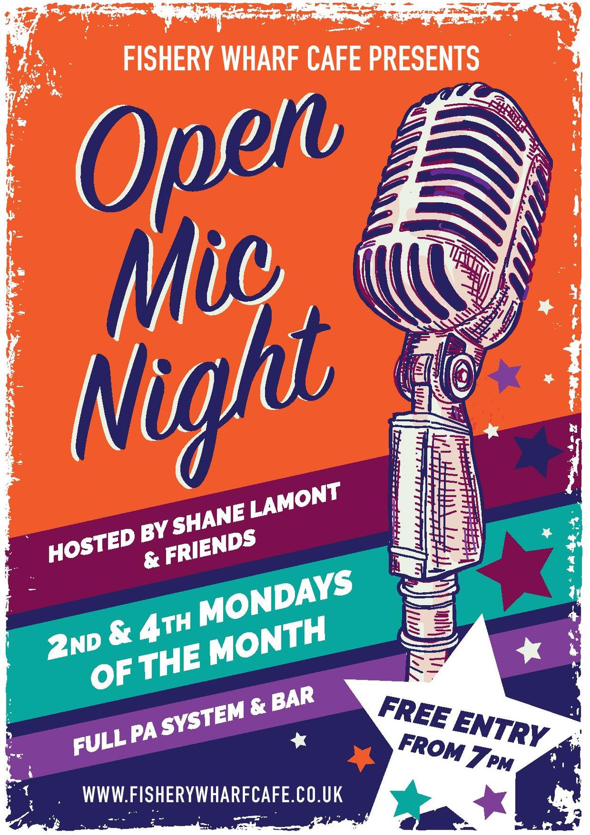 Open Mic Night - Hosted by Shane Lamont - 2nd & 4th Mondays