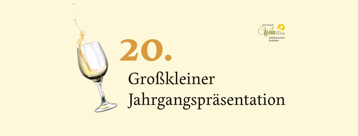 20. Jahrgangspr\u00e4sentation des Weinbauvereins Gro\u00dfklein