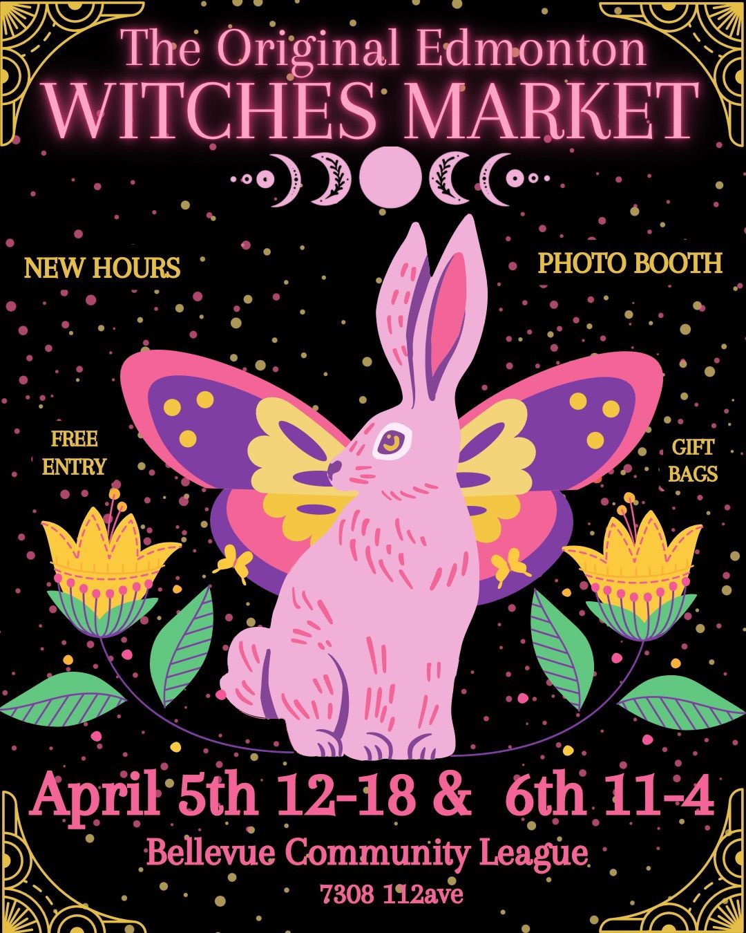 \ud83c\udf37The Original Edmonton Witches Market \ud83c\udf37 April 5th & 6th \ud83c\udf37