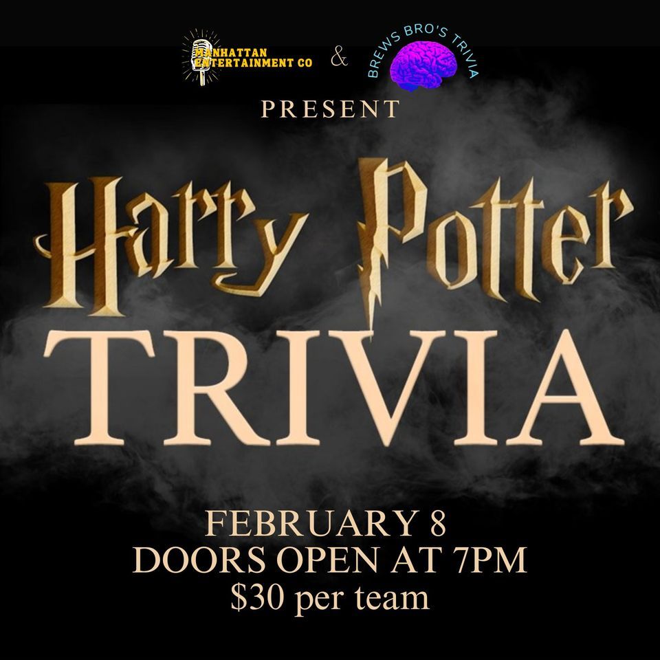Brews Bros Trivia Night HARRY POTTER THEME, Manhattan Entertainment