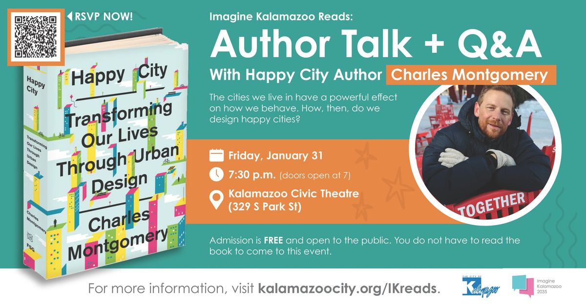 Happy City: Author Talk With Charles Montgomery