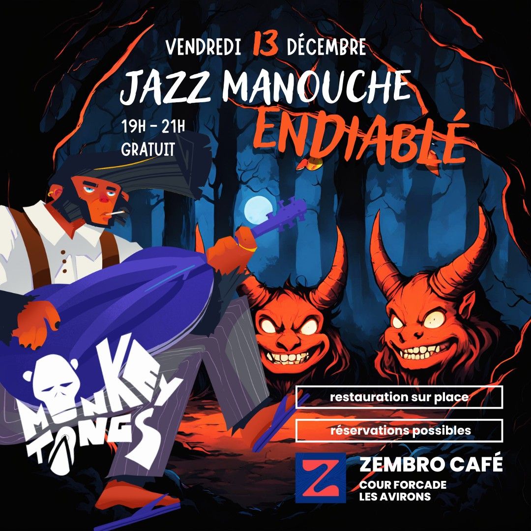 Monkey Tongs (Jazz Manouche) @ Zembro Caf\u00e9