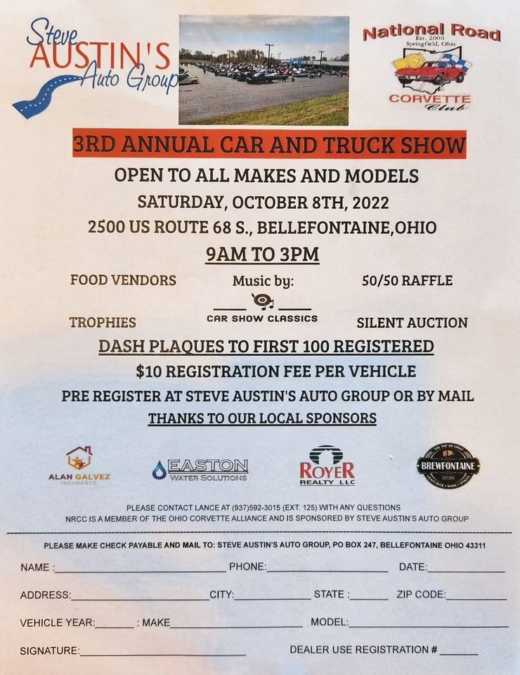 3rd Annual Steve Austins Auto Group Car and Truck show Hosted by The