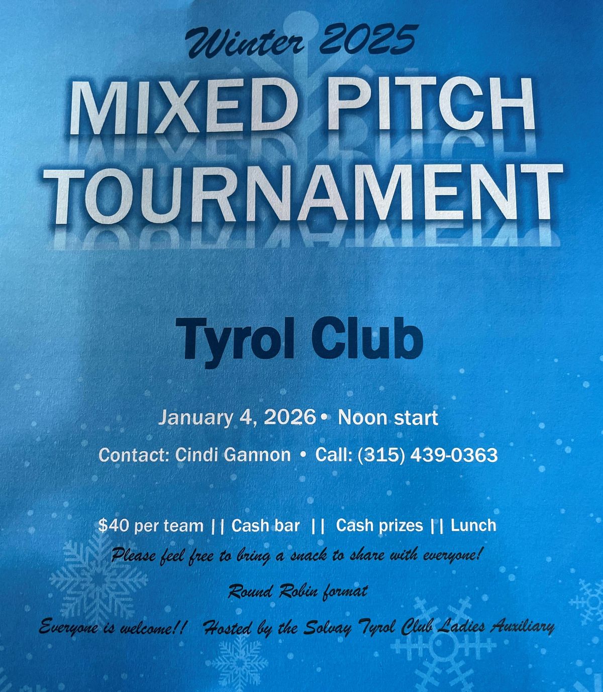 Pitch Tournament