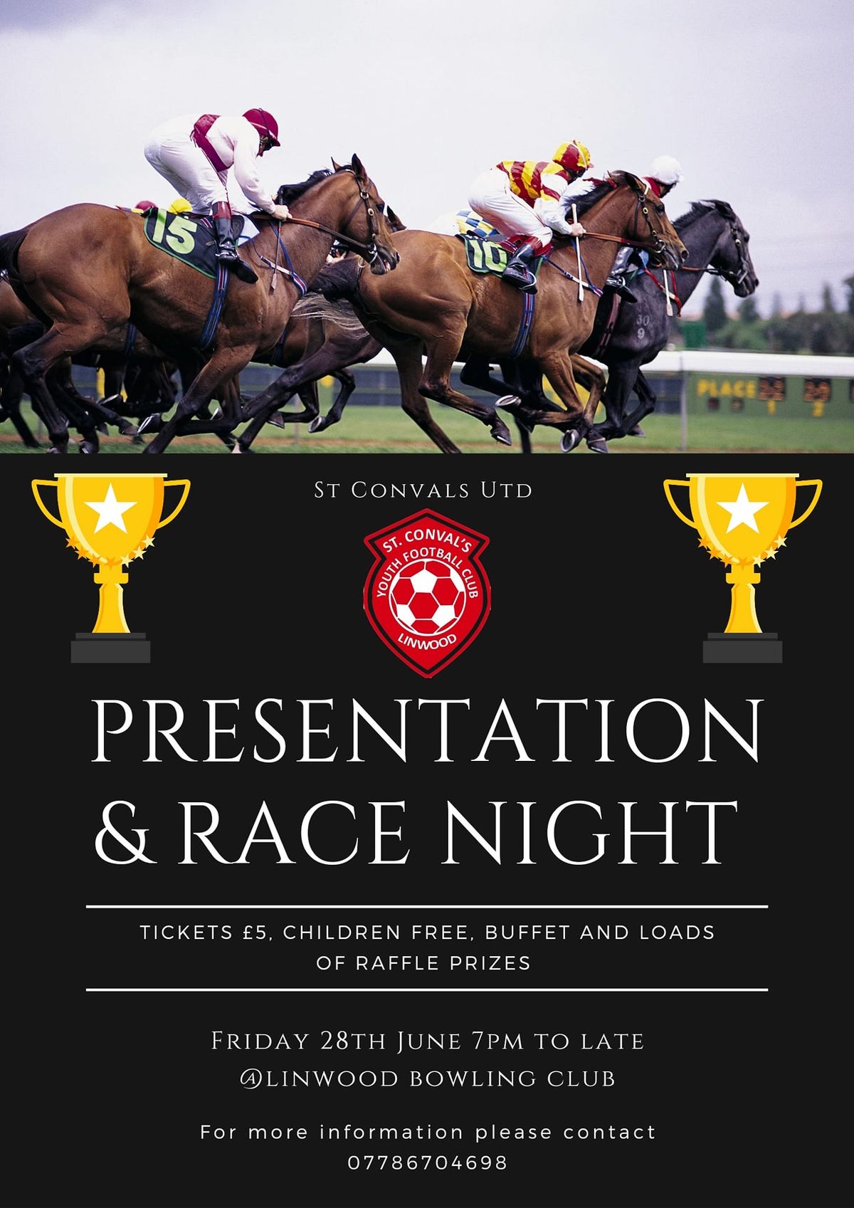 St Convals Utd Presentation & Race night 