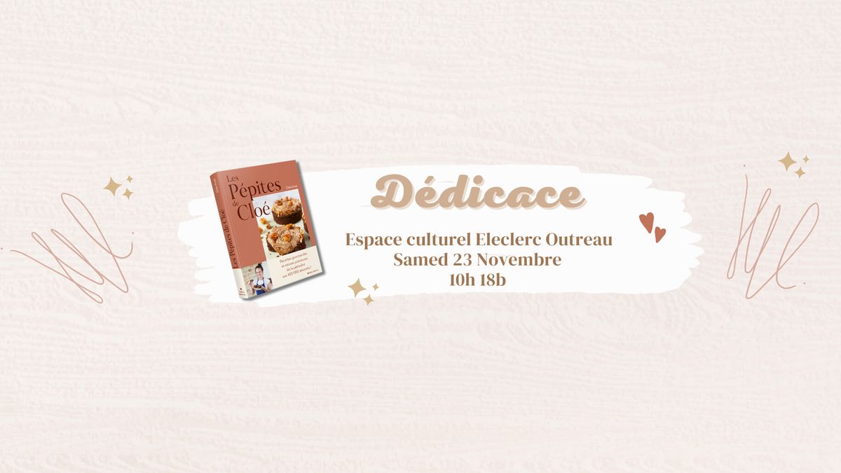 D\u00e9dicace de mon livre \u00e0 l'Espace Culturel de Eleclerc Outreau 