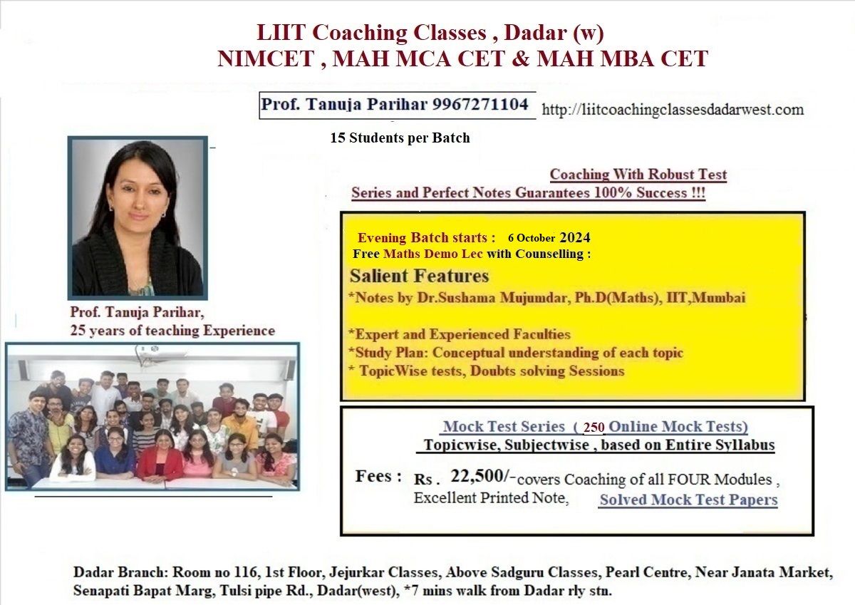 Free Maths Demo Lecture with Counselling