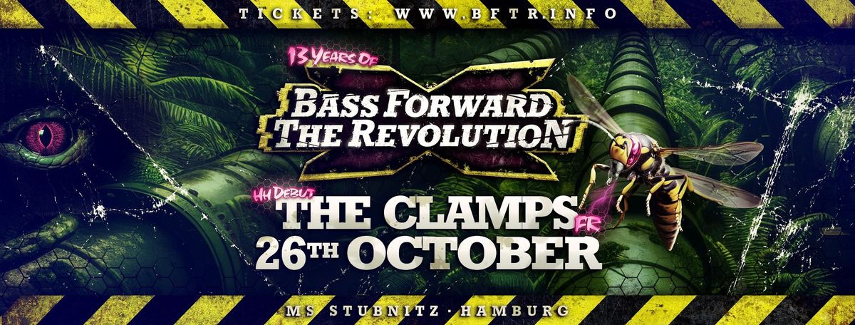 The Clamps, Roxy & Gain Fury at 13 Years Of Bass Forward The Revolution