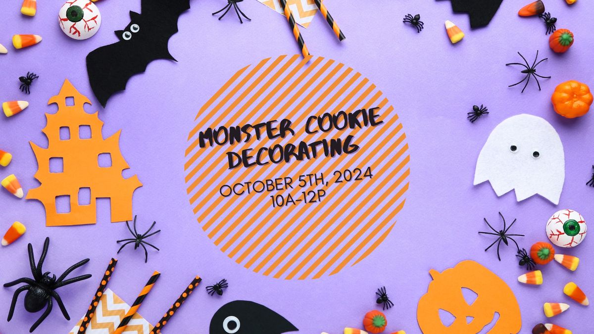 Monster Cookie Decorating 