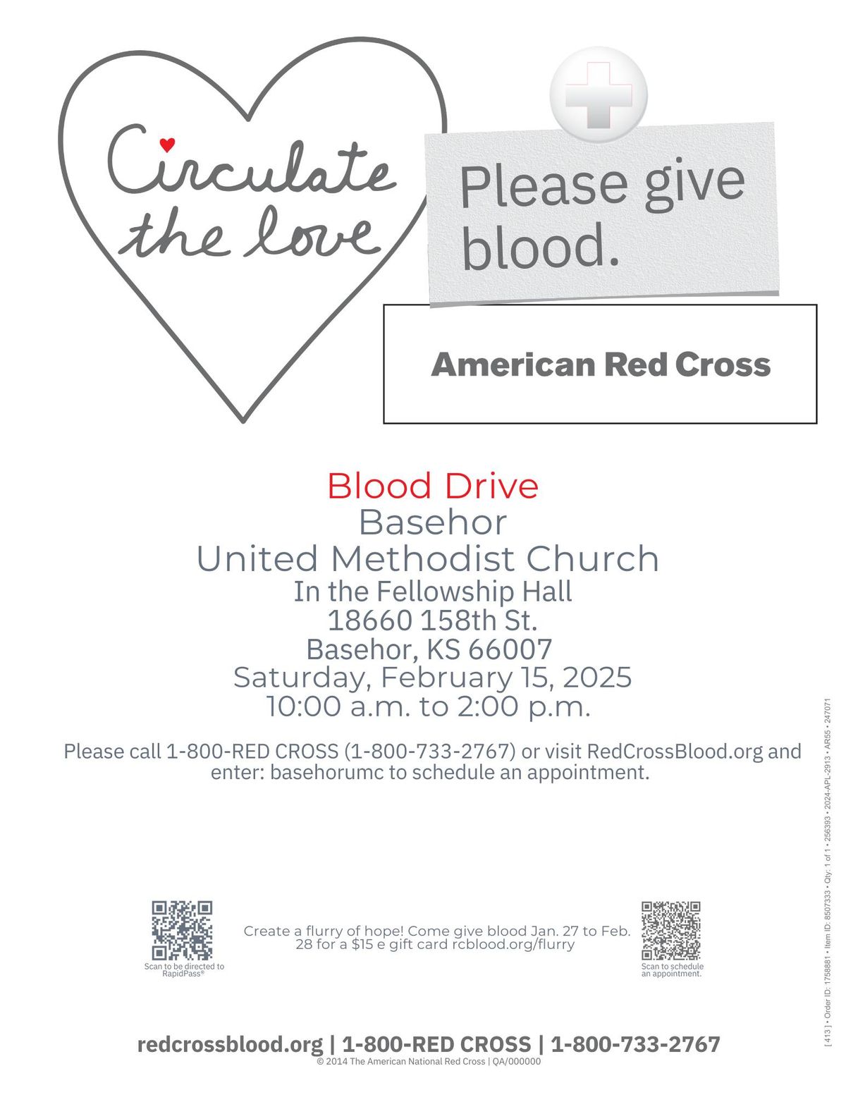 American Red Cross Blood Drive