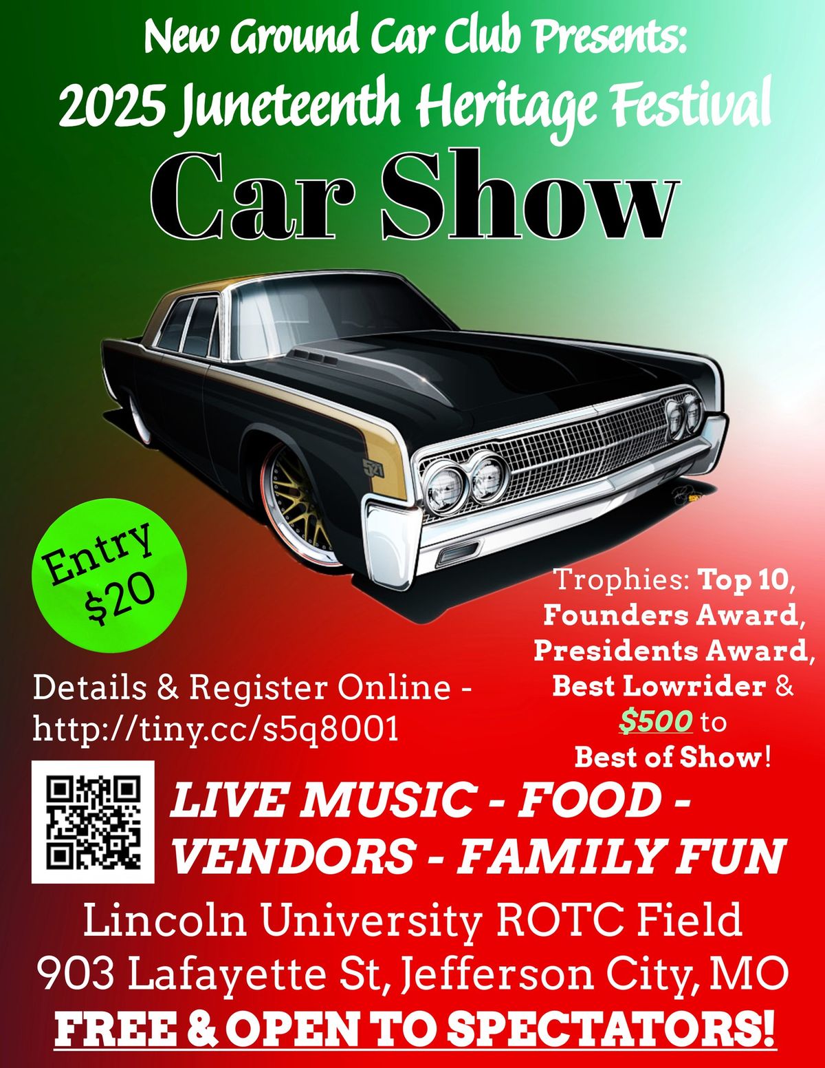 2025 Juneteenth Heritage Festival Car Show