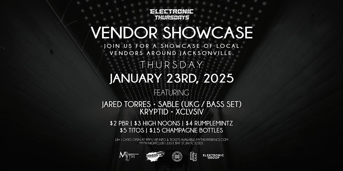 Electronic Thursdays: Vendor Showcase | 1.23.25