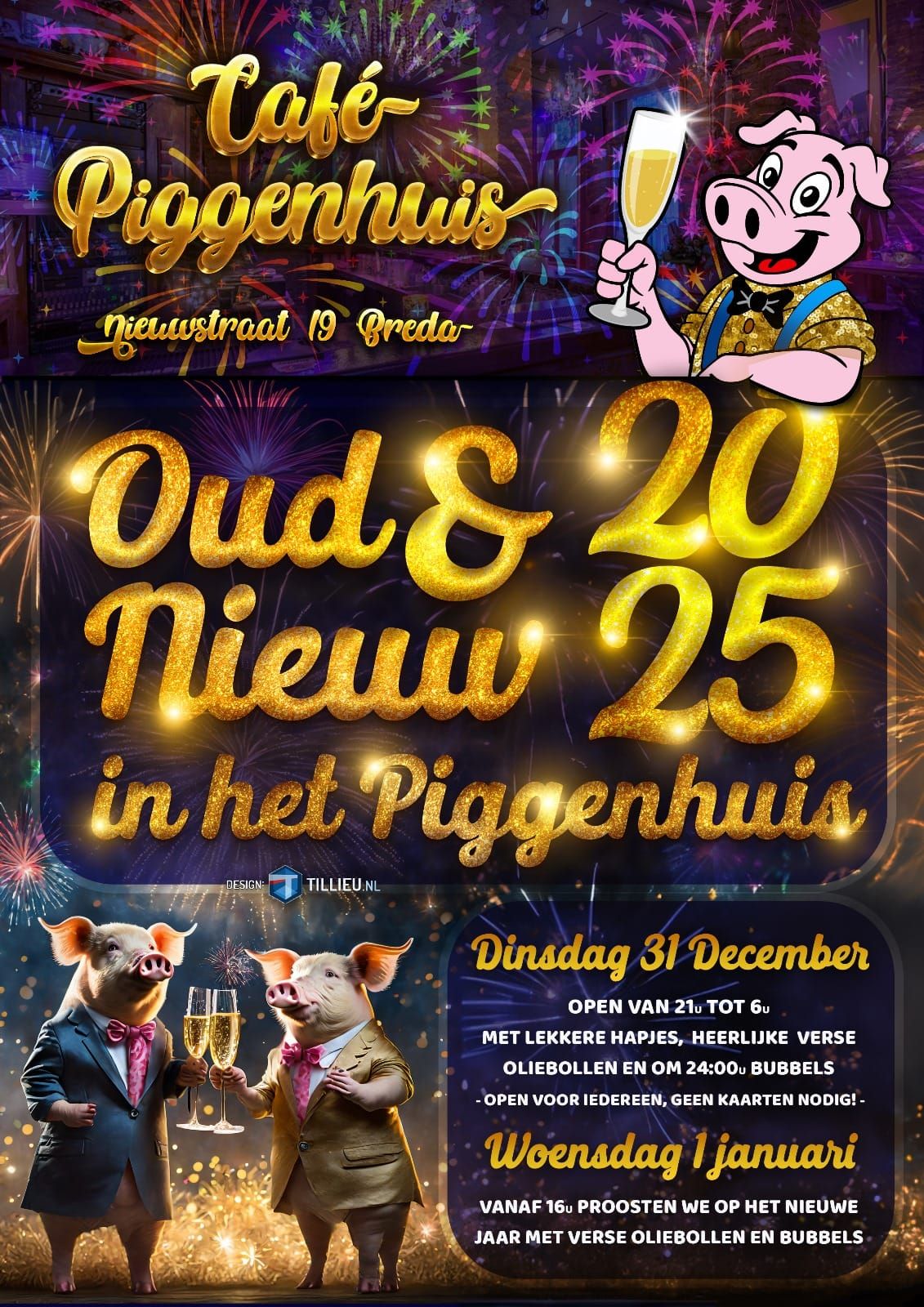 Nieuwjaars dag in het Piggenhuis 