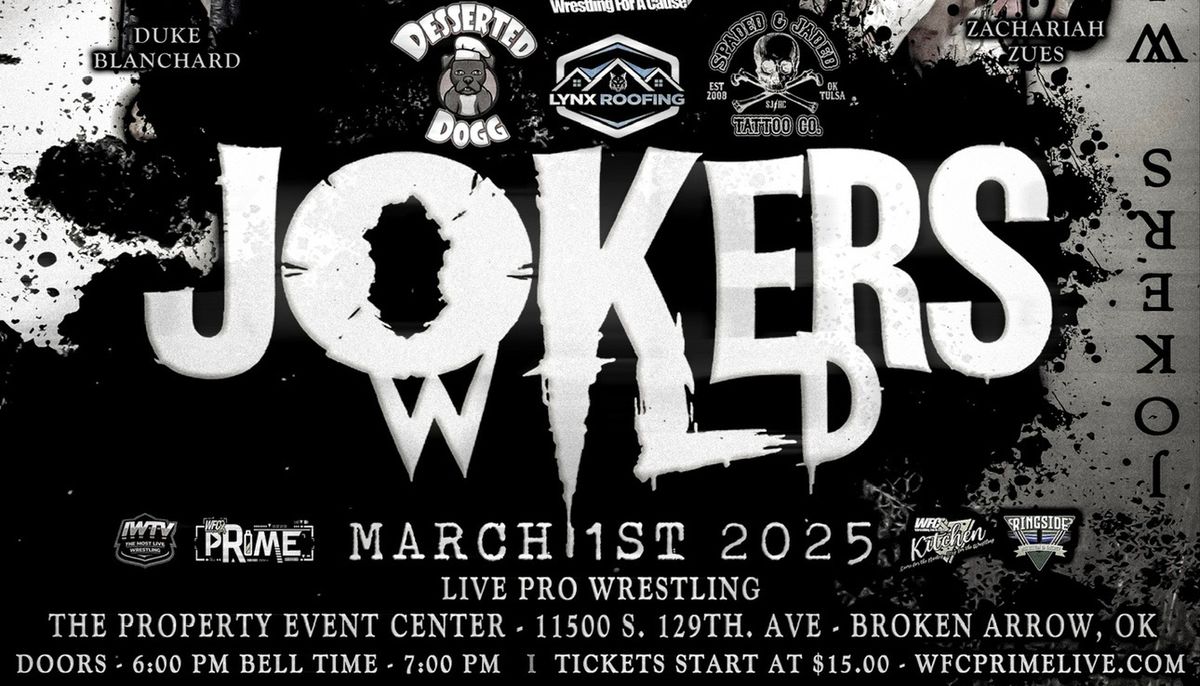 LIVE pro wrestling WFC JOKERS WILD in Broken Arrow 