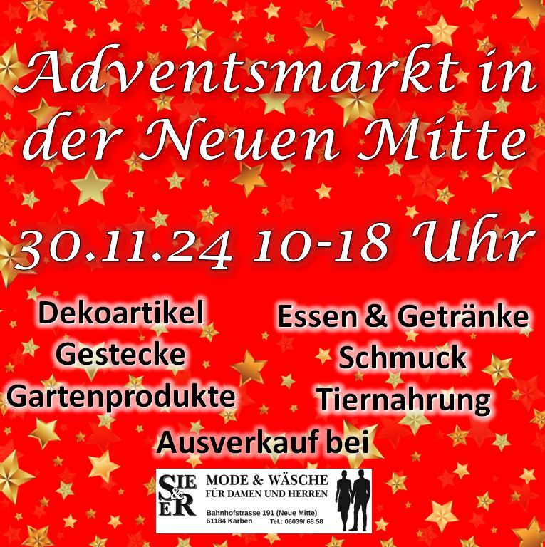 Adventsmarkt in der Neuen Mitte