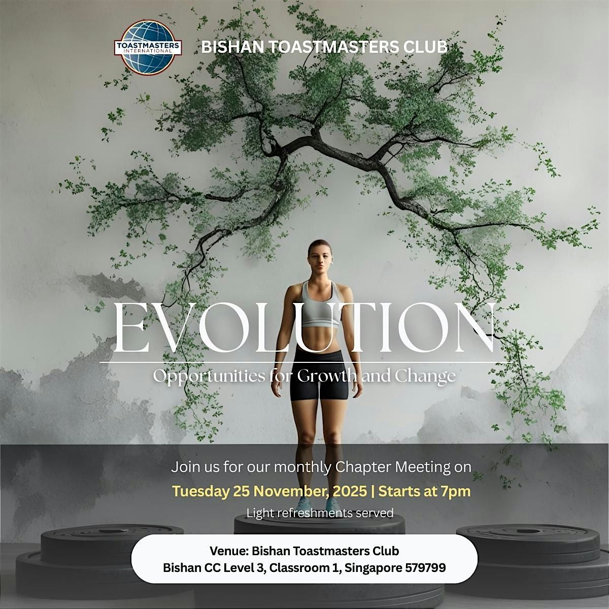 Bishan Toastmasters Club Meeting : Conquer the Fear of Public Speaking