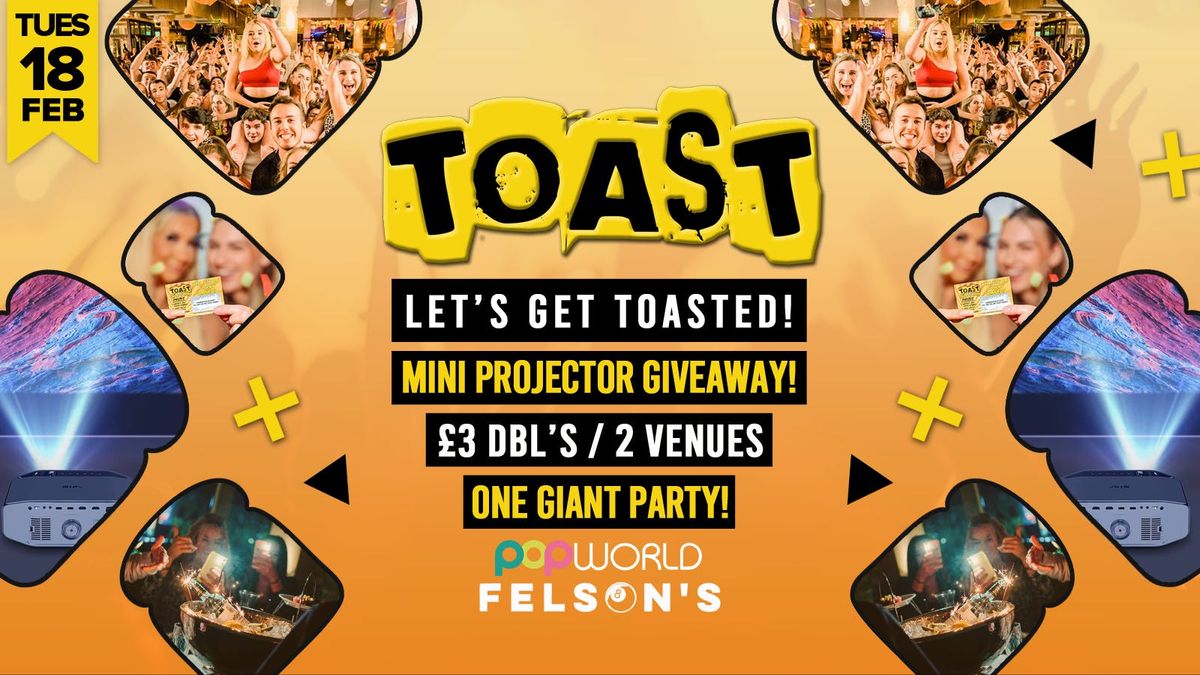 Toast \u2022 Mini Projector Giveaway \u2022 Popworld &amp; Felsons