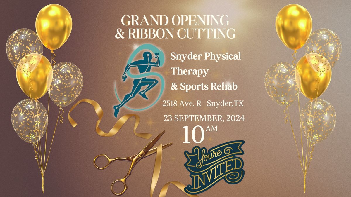 Ribbon Cutting: Snyder Physical Therapy & Sports Rehab