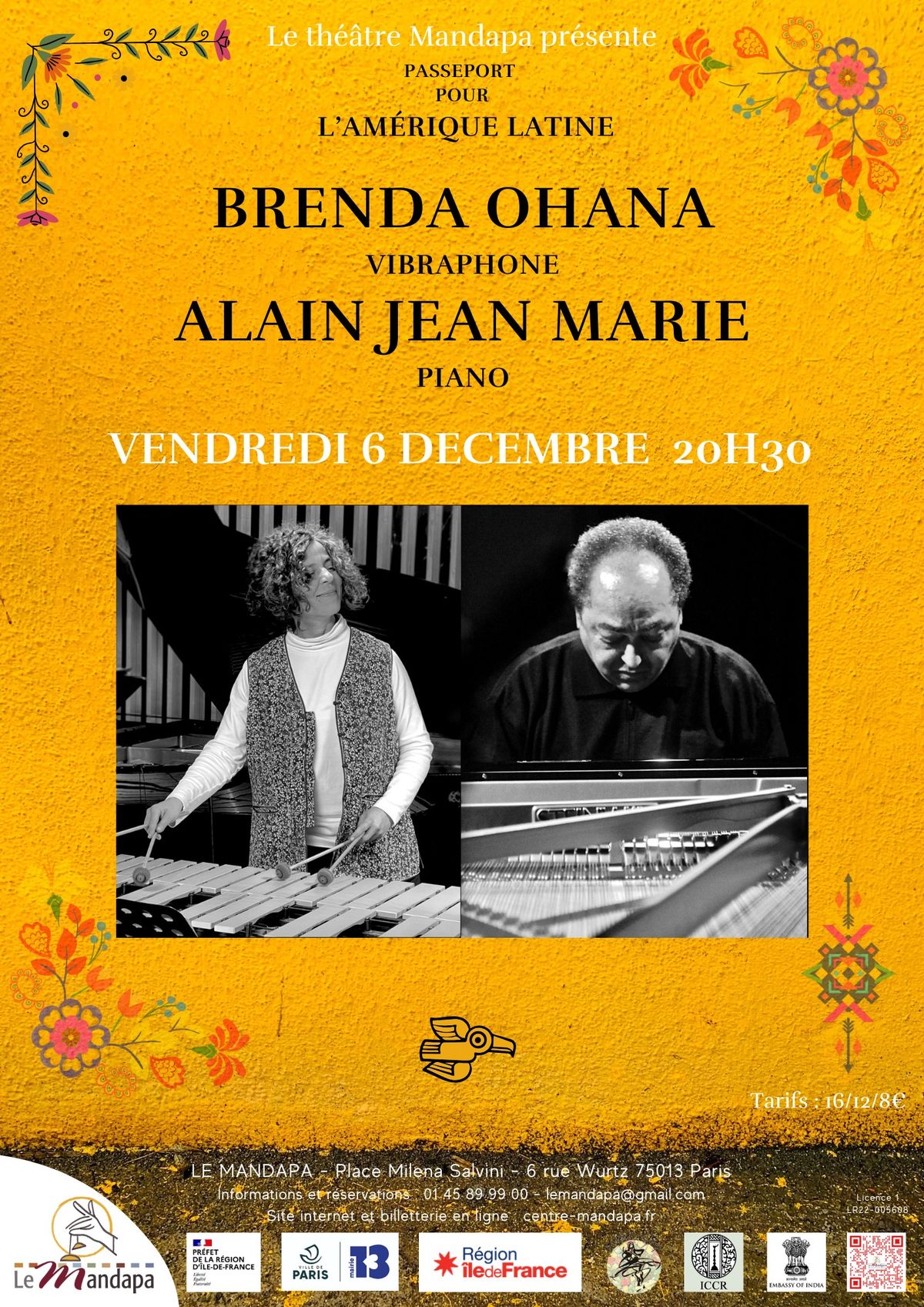 Brenda Ohana et Alain Jean Marie Duo