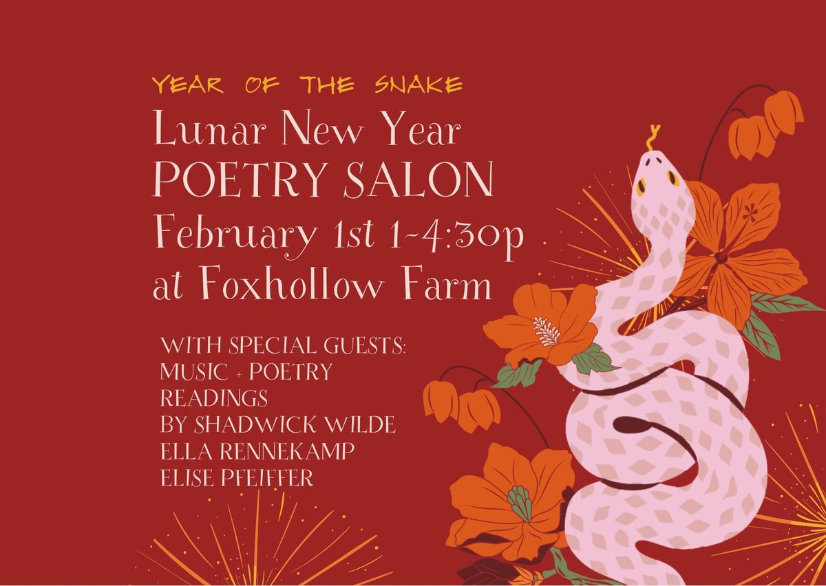 Lunar New Year Poetry Salon\ud83e\udde7\u2665\ufe0f\ud83d\udc0d