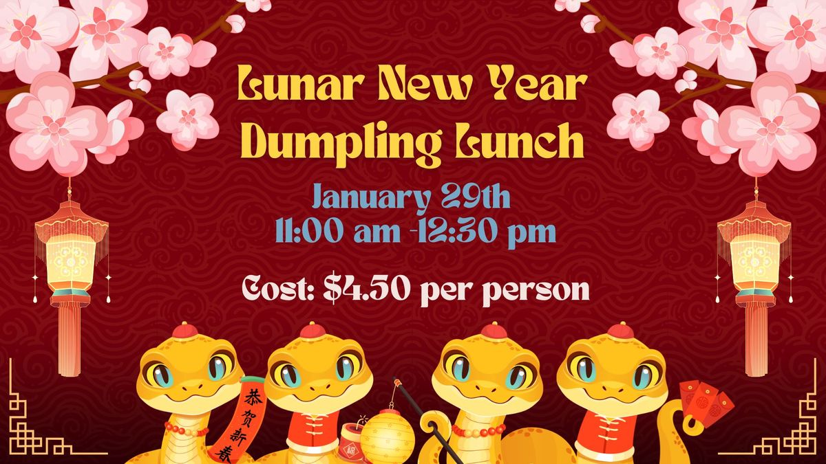 Lunar New Year Dumpling Lunch