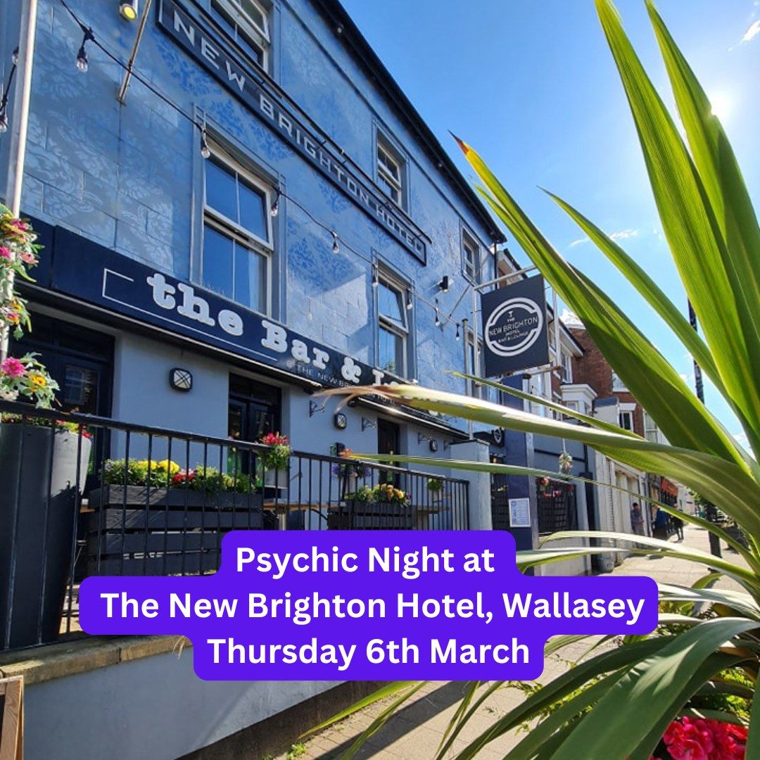 121 Psychic Readings at The New Brighton Hotel