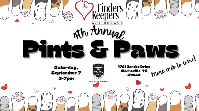 4th Annual Pints & Paws Fundraiser