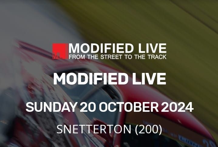 modified live at Snetterton 