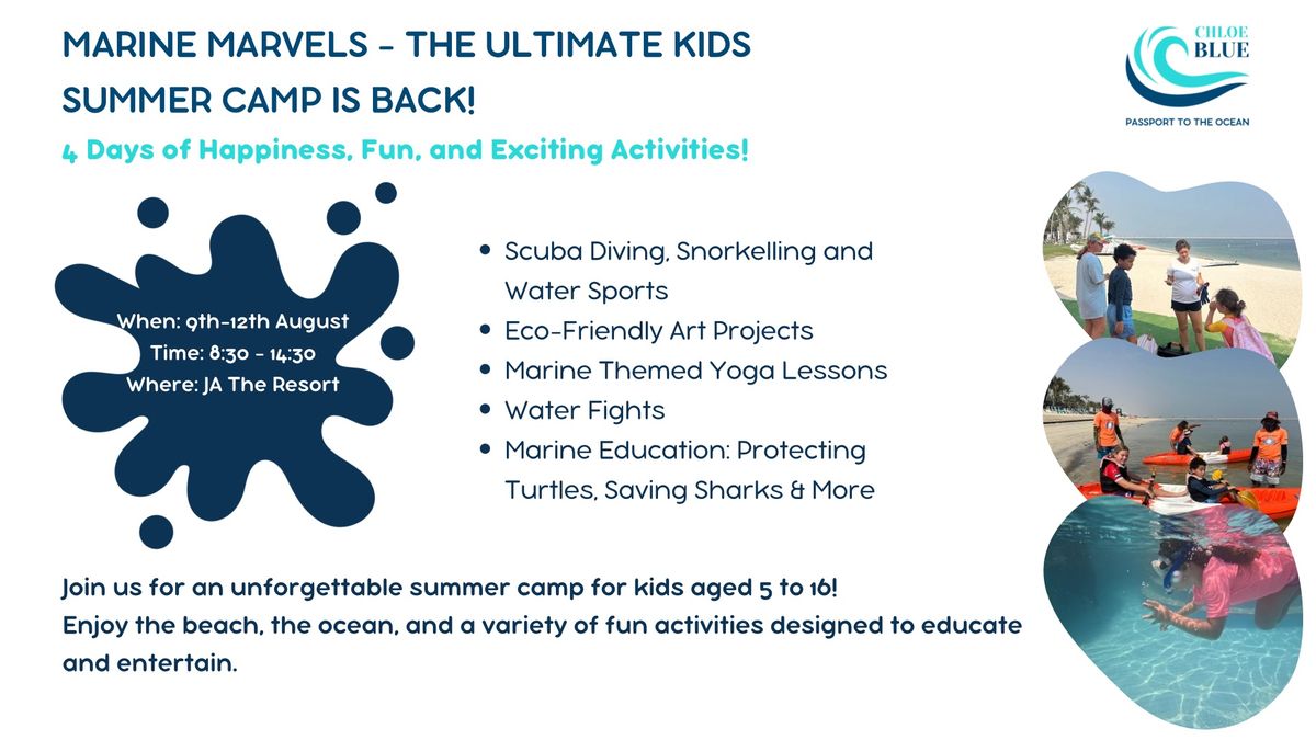 Marine Marvel - The Ultimate Ocean Summer Camp for kids!