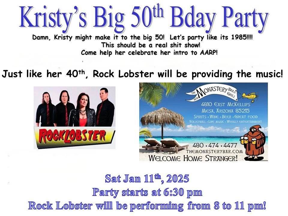 Uh Oh.. Kristy Geiler's  turning 50! 