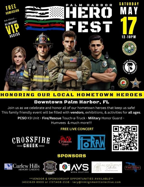 Palm Harbor Hero Fest | Crossfire Creek (New Country Band)