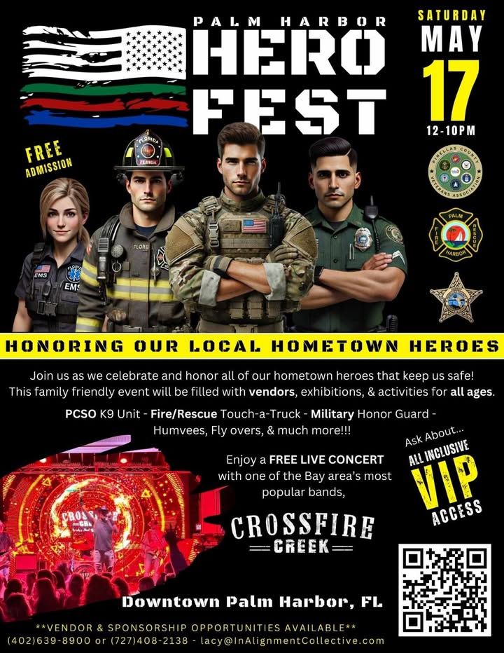 Palm Harbor Hero Fest | Crossfire Creek (New Country Band)