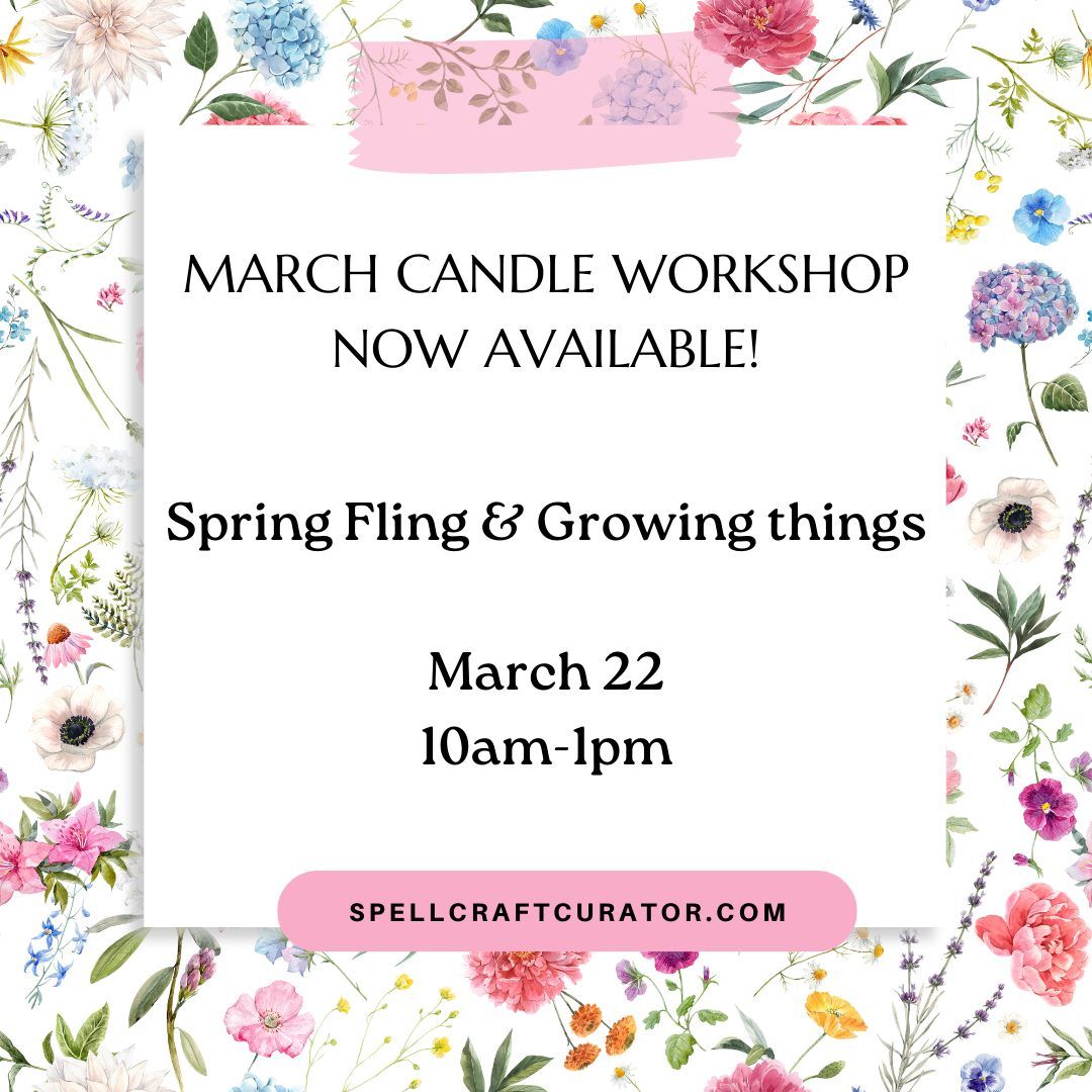 March Candle Workshop