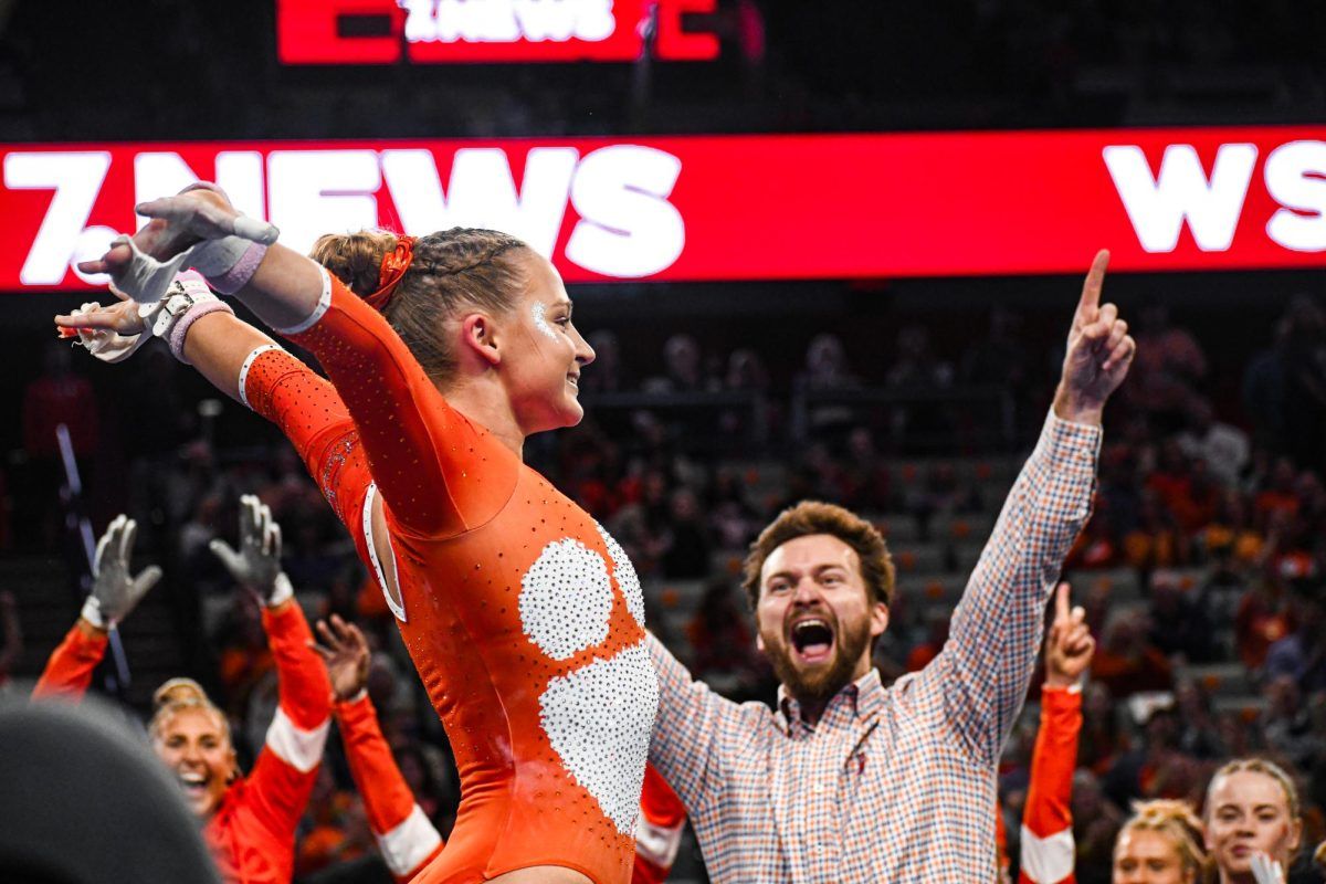 North Carolina State Wolfpack at Clemson Tigers Womens Gymnastics at Littlejohn Coliseum