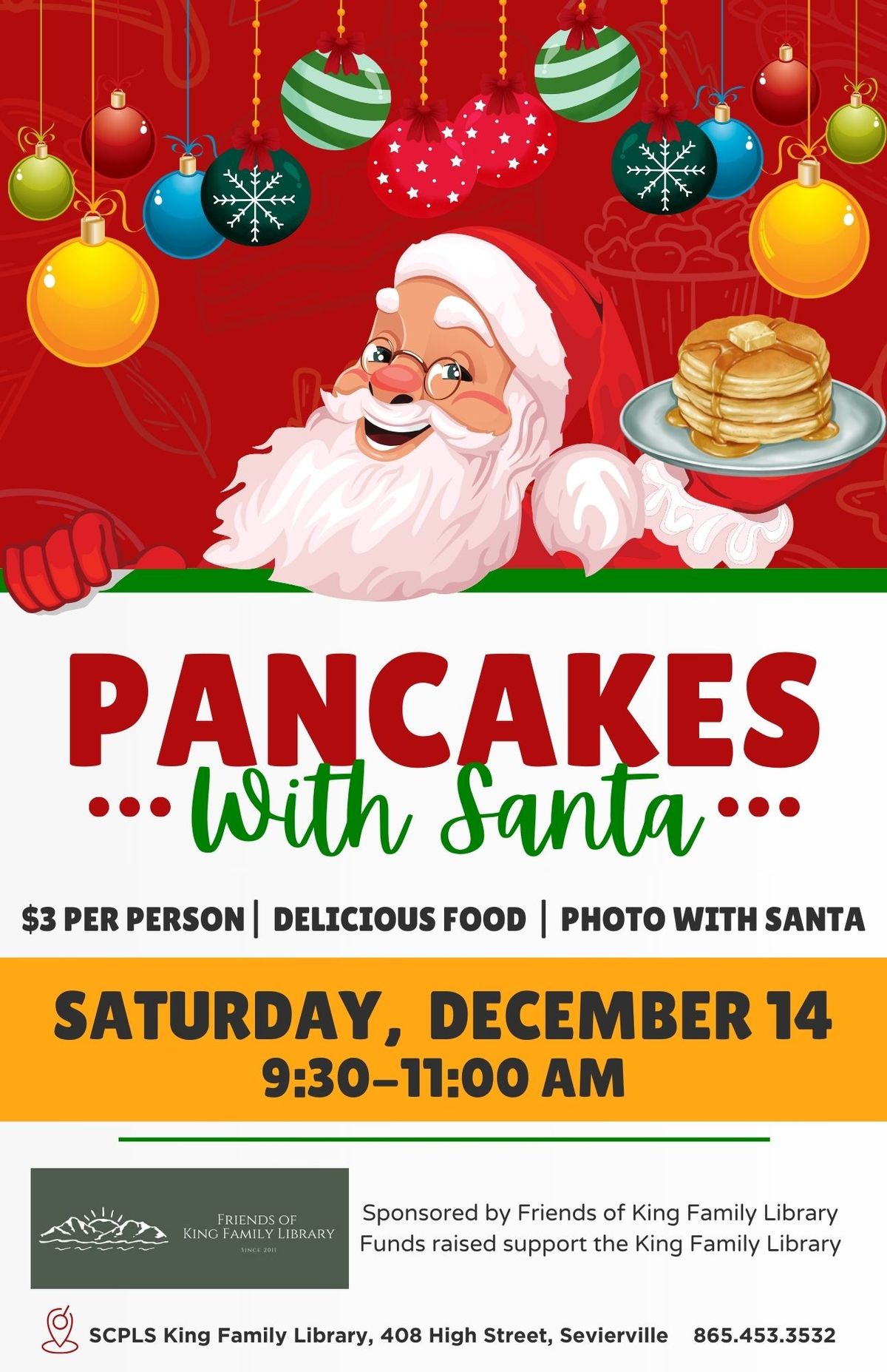 Pancakes with Santa 