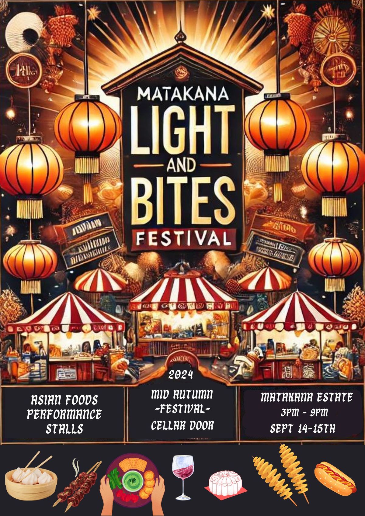 Matakana Light and Bites - The Moon Festival Celebration