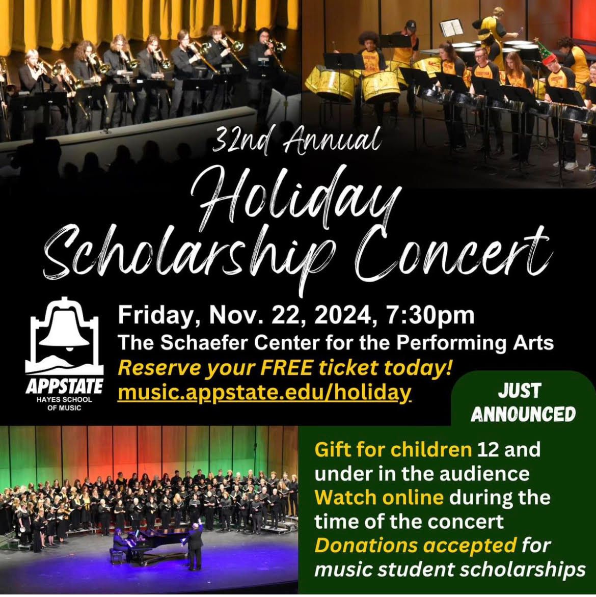 Hayes School of Music 32nd Annual Holiday Concert