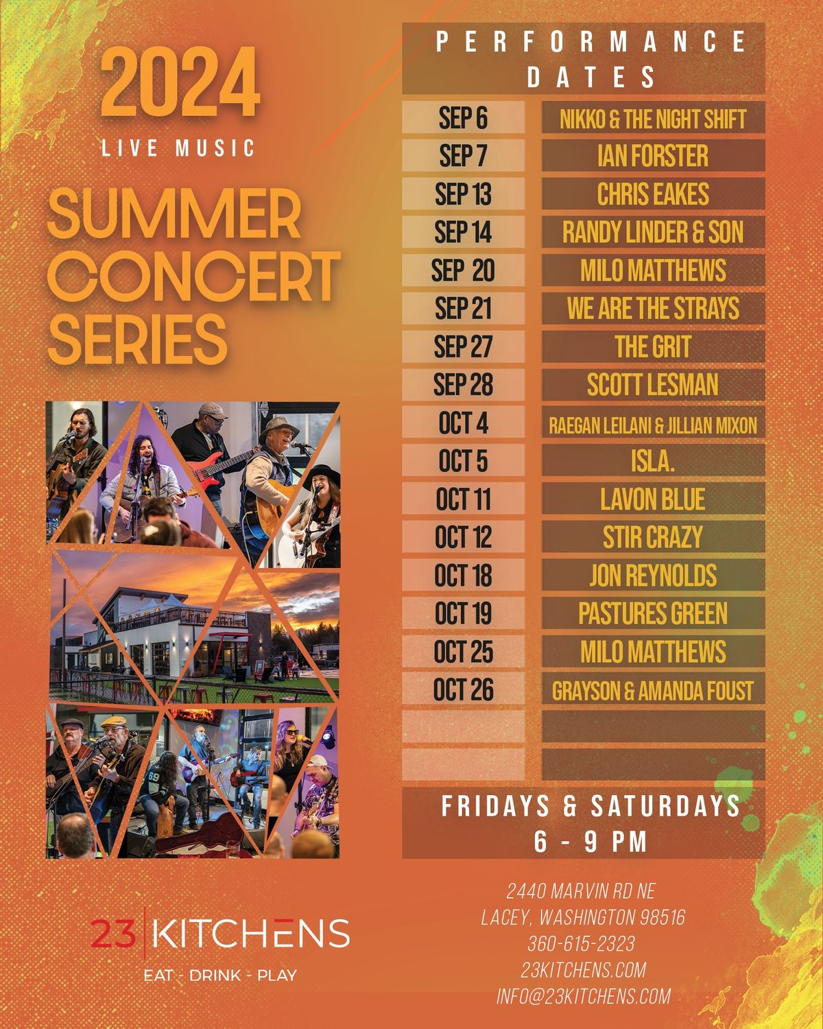 23|Kitchens Summer Concert Series