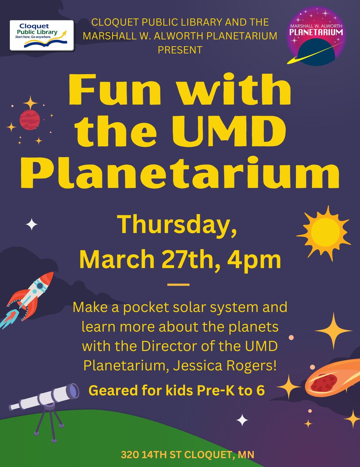 Fun with the UMD Planetarium!