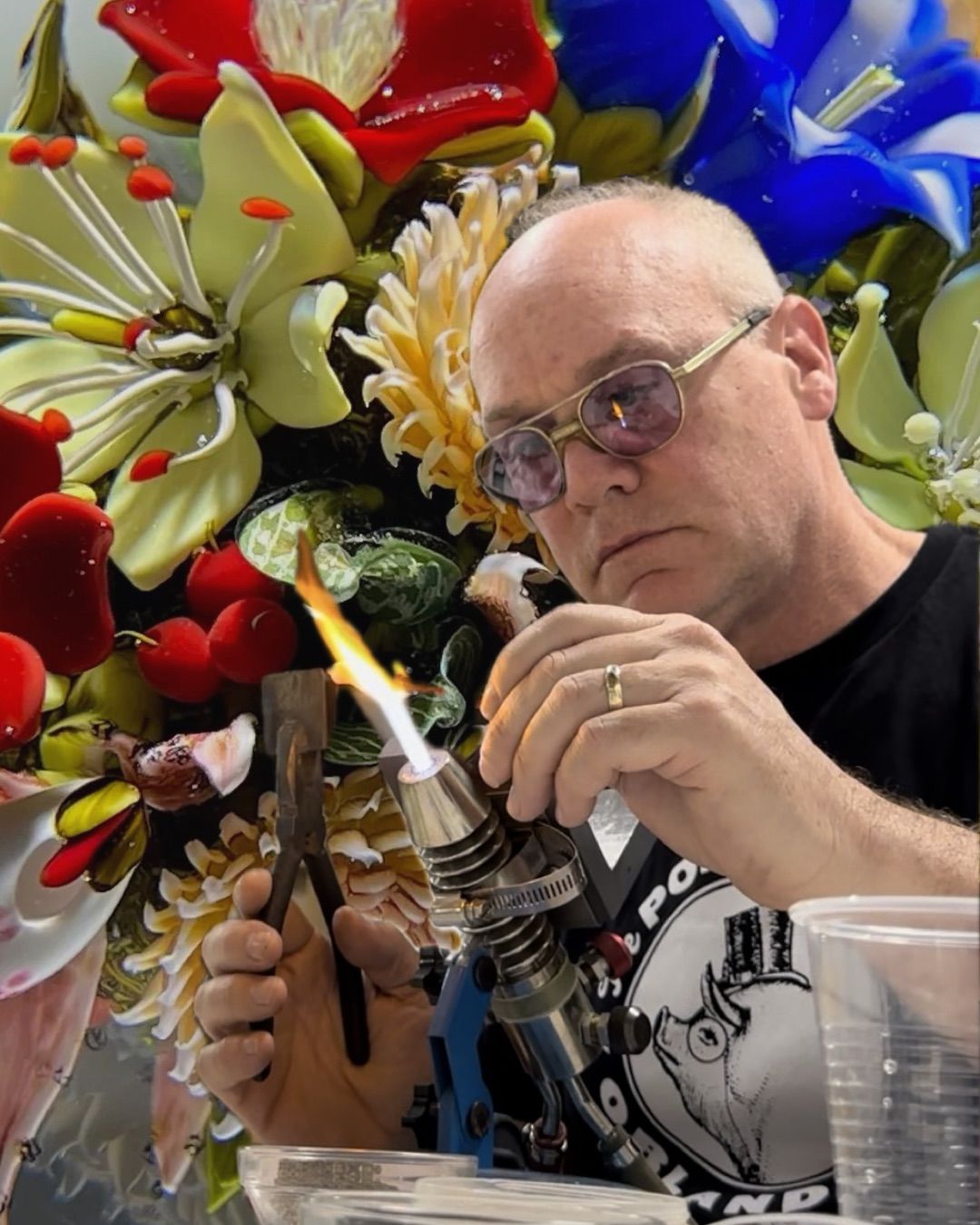 Fall meeting w\/ DAVID GRAEBER, FREE Open Studio Event, Glass Making Demonstrations & Sale