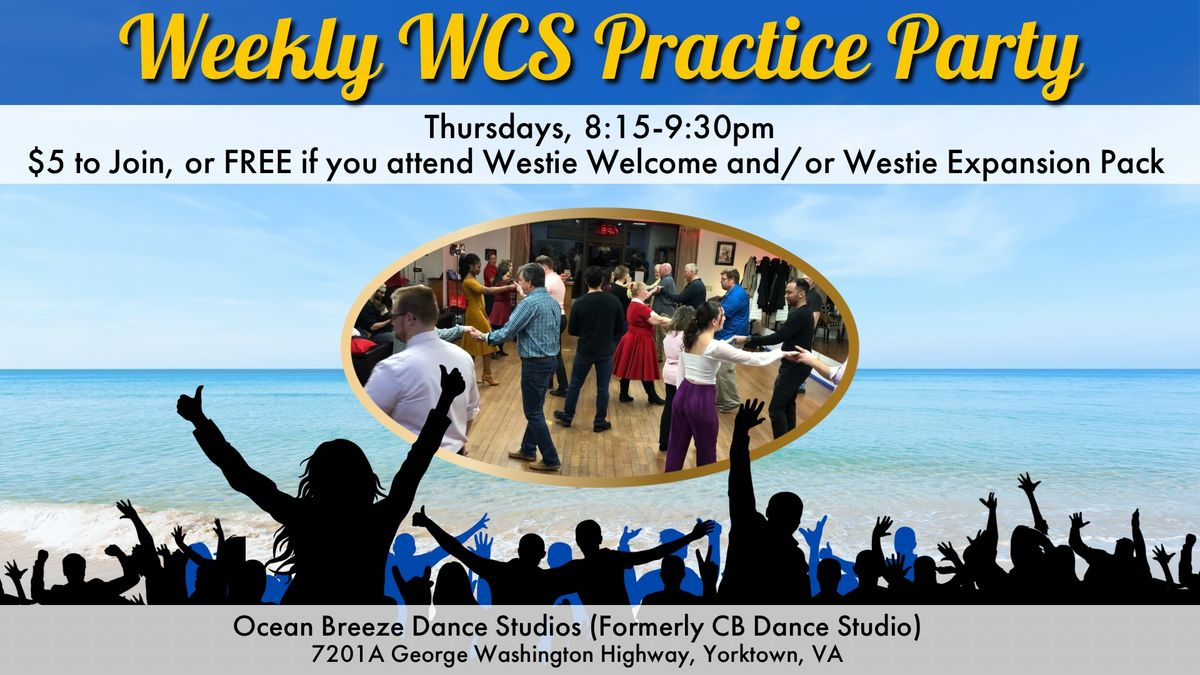 Weekly West Coast Swing Practice Party