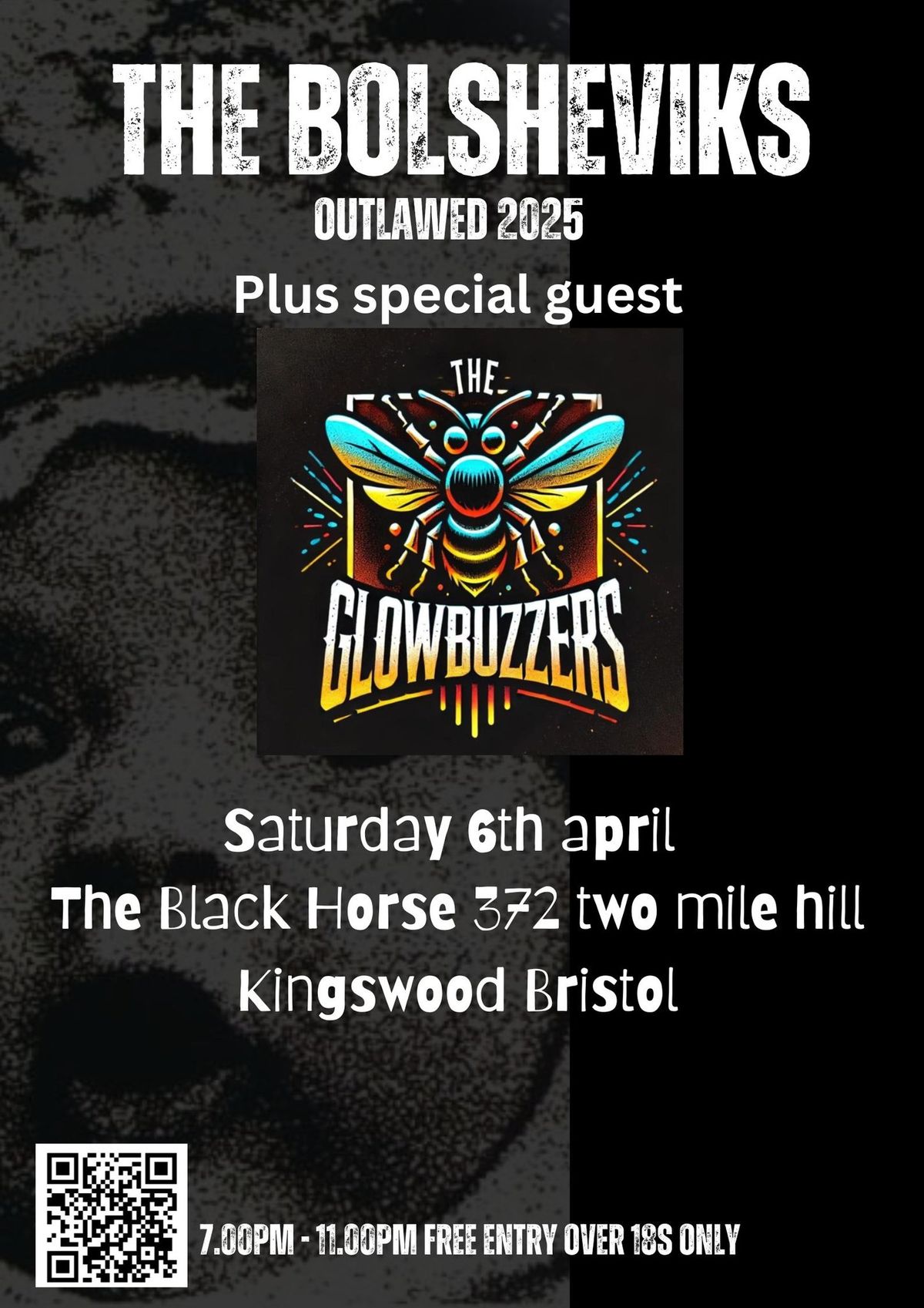 The Bolsheviks\/ Outlawed 2025 + Special Guest  The Glowbuzzers