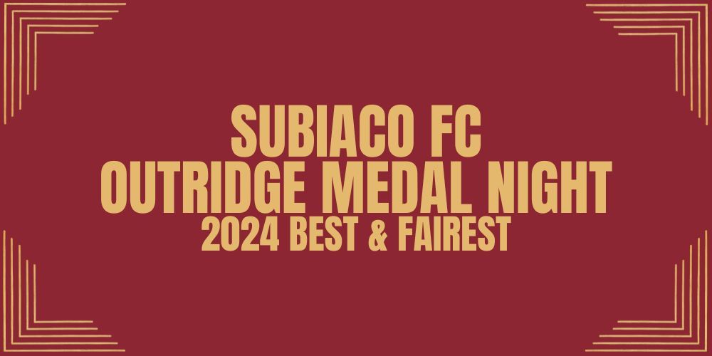 2024 Outridge Medal Night