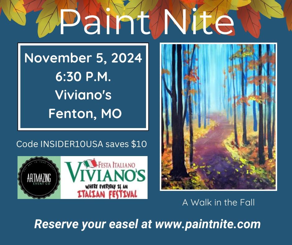 11\/05\/2024 Paint Nite at Viviano\u2019s in Fenton, MO