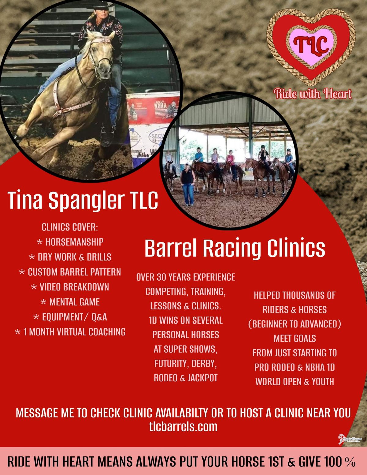 TLC Barrel Racing and Horsemanship Clinic 