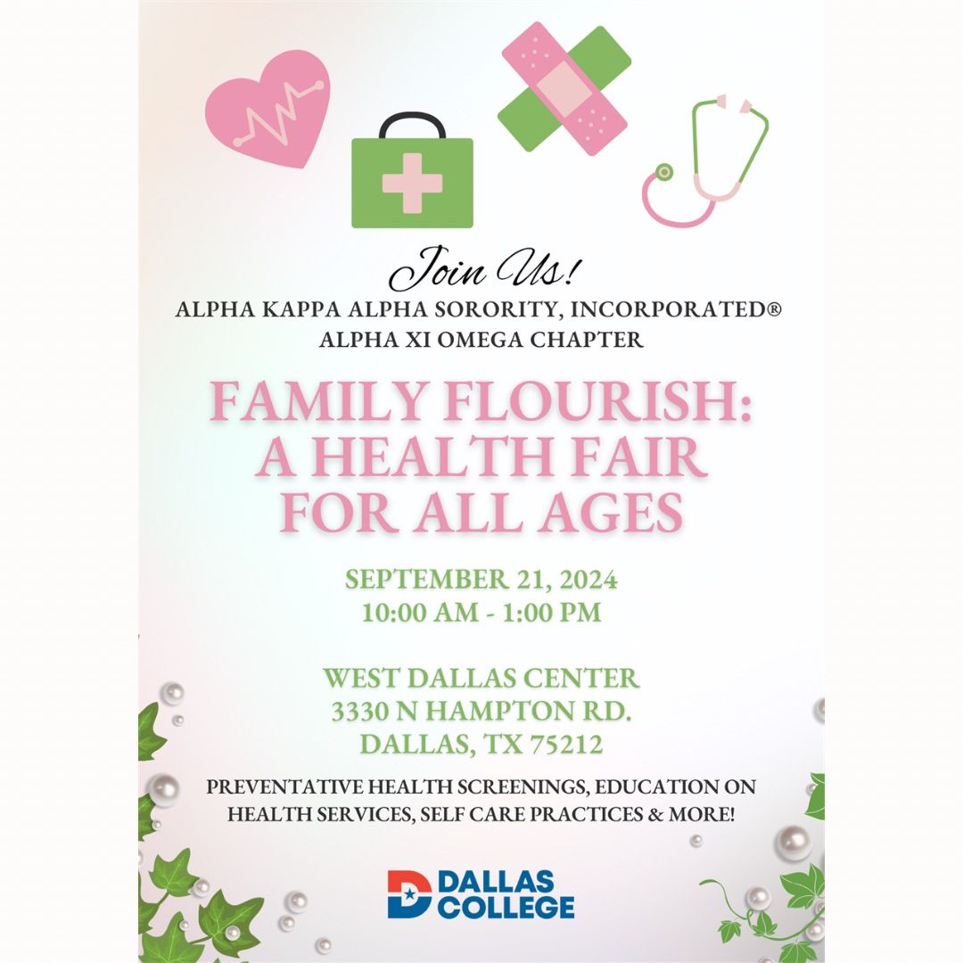 Family Flourish: A Health Fair For All Ages