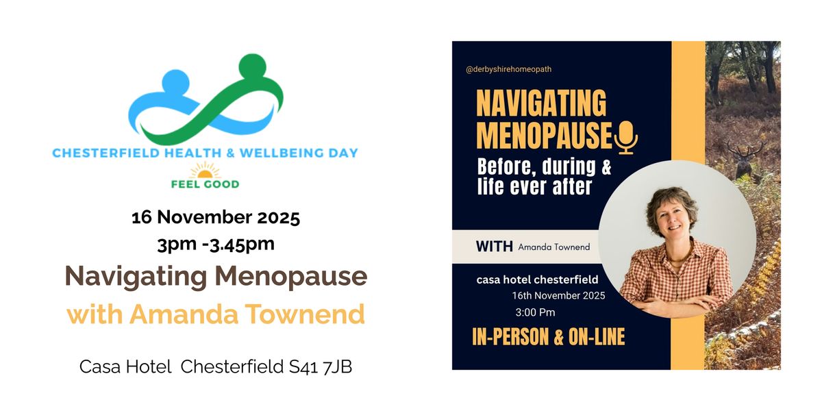 Workshop: Navigating the Menopause  3pm