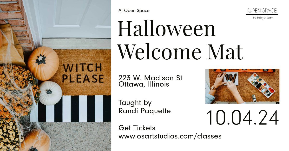 Halloween Welcome Mat Workshop