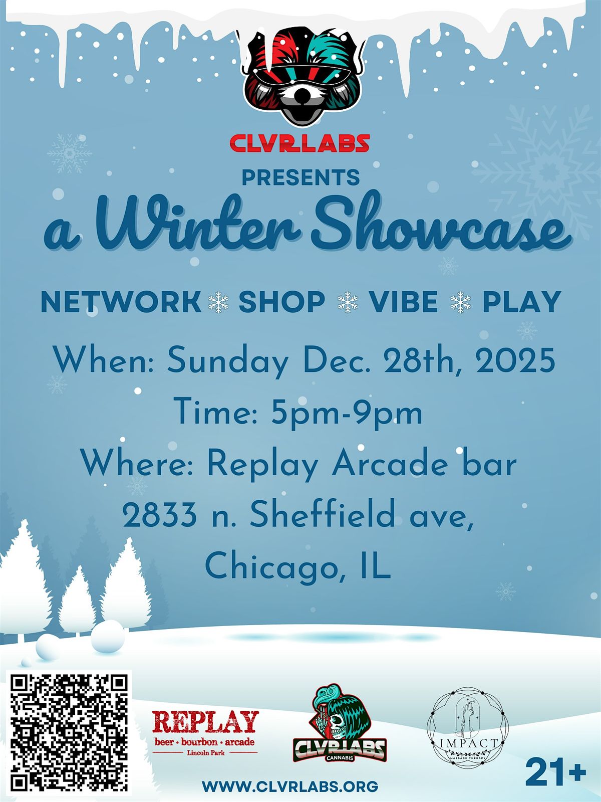 CLVR Labs\u2122 Presents: Chicago Winter Showcase + Vendor Networking Pop-Up